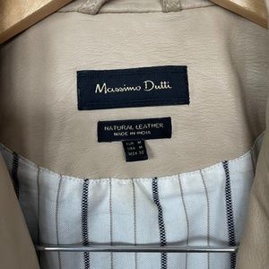 Massimo Dutti Leather Jacket